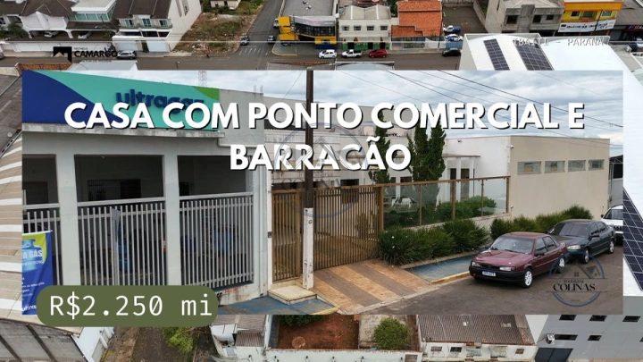 Casa Comercial Residencial para Venda - Ibaiti, Centro - REF: 2706 Imagem da galeria de fotos: Casa Comercial Residencial para Venda - Ibaiti, Centro - REF: 2706