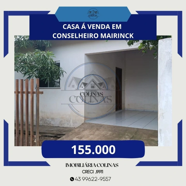 Imagem da galeria de fotos: Casa Residencial para Venda - Conselheiro Mairinck, Conselheiro Mairinck - REF: 2892